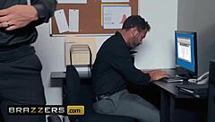 Gia Milana and Shay Dreaming with Big Tits Fucked by Jmac at Office