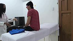 Beautiful Mulata Seduces With Perfect Ass In Massage Room?