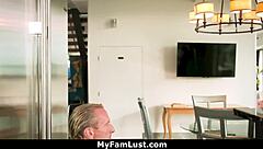 stepfather and stepdaughter enjoy bonding moment