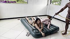 Boy Did He Do Well After Helping Two Whores With A Very Easy Task To Make Up For It They Let Him Fuck Them Hard