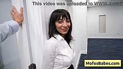 Slutty Office Milf Sucks Fat Cock POV