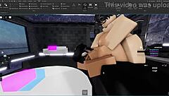Slut enjoys femboy fuck on Roblox