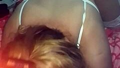 Latina milf fucked in sexy thong panties