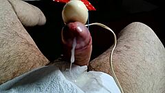 vibro cum with close up orgasm