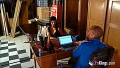 Latina dirty talking stepmom Letici Di S teases with big tits