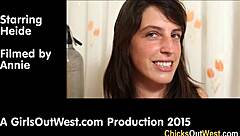 Aussie amateur explores solo masturbation behind the scenes