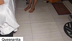 Teen shows how to suck cock better