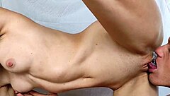 Licking My Step Sister Wet Pussy And Pounding While Dripping Massive Cream Cumshot