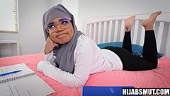 An innocent muslim teen gets deflowered by her american friend in a casual encounter