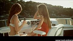 Beautiful Lesbian Friends Eva And Jane Engage In Erotic Play Together