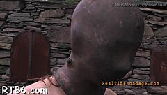 Horny Angel Punished With Bound Fucking And Blowjob