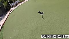 Can these wild teen sluts resist fucking their step-brothers for cumshots?