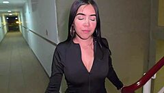 My neighbor touched my penis on the street, making me ashamed, then we fucked in my apartment