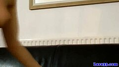 British MILF In Lingerie Gets Strapon Fucked By Big Tit Euro Nurse