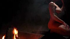 Naked Forest Encounter with Intense Cock Sucking