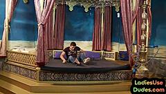 Mean British Femdom Pegging Her Submissive