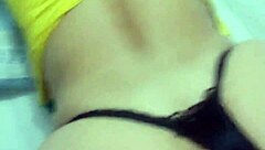 Doña Katty hotwife milf eats cock in cuckold scene