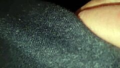 i'm all naked in leather jacket, moaning as i cum hard with squirt