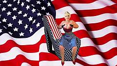 granny americas stick lick & dick patriotic cums & creampie