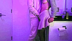 Cute teen 18+ dancing at night club gets fucked in toilet outdoor party