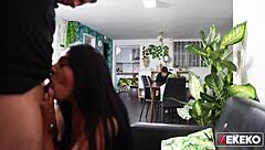 pregnant colombian spied on and discovered