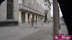 Hot Spanish tourist Nuria picks up guys for deepthroat and riding