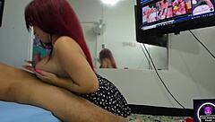 My Stepsister Discovers Me Watching Porn