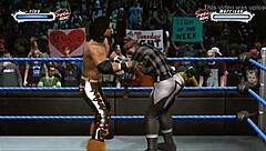 Marrisa Wrestles John Morrison In Fetish Match