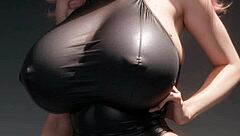 ai generated model girl big-tits ai art 88