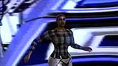 Marrisa Wrestles John Morrison In Fetish Match