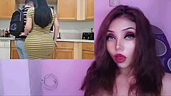 Hot Stepmom Fucks Perverted Stepson In Kitchen