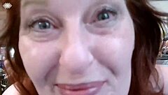 Curvy redhead Dawn talks dirty while showing off big ass