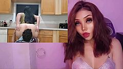 Hot Stepmom Fucks Perverted Stepson In Kitchen