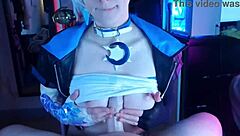 Pervy roommate dominated in Luna Snow cosplay