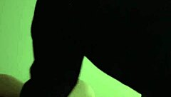 Wife wakes husband for rough late-night foreplay and cumshot