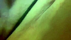 hot goth girl fingers her shaved pussy alone