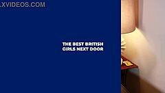 British Blonde's Pussy Eaten by Tutor in First Time Foreplay