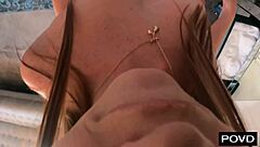 Mazy Myers Lets Boyfriend Fill Her Girl Scout Cookie With Cream