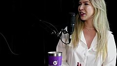 Milena Moreau in Sheer Red Anal Sex with Vibrator