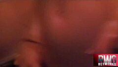 naked spring break contest in public outdoor setting with wet t-shirt flashing