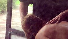 Jituska Takes Older Man's Cock In Gaping Ass