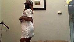 Ebony Nurse Sex the Interviewer Just Because of Promotion?