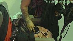 i'm behind the scenes watching my blonde friend with big tits getting fucked by a muscular guy with monster cock, ending in cumshot and facial