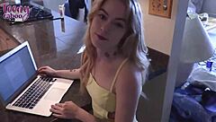 Taboo Babysitter Sage Fox Rides Stepdad Seth Brogan Wet Pussy