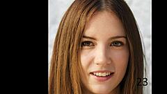 European goddess dominates submissive hubby with strapon and hogtied humping