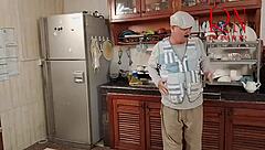 Morning Chaos In The Kitchen With A Maid Roleplay Comedy.