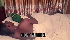 hot ebony housewife can't handle monster cock at night!