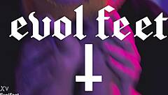 i offer candle wax play on tied feet