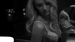 Seductive glamorous girls in sexy music video