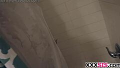 Teen Stepsister Spied Giving Blowjob to Monster Cock